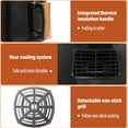 thumbnail image 6 of SHCKE 1400W Air Fryer Airfryer Oven 8L Dishwasher-Safe Basket, Digital Touchscreen Family Size AirFryer Dishwasher-Safe Basket, 6 of 8