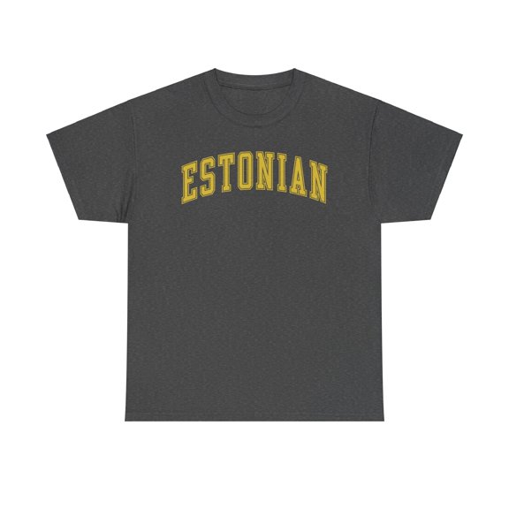 Estonian Shirt Gifts Tshirt Crew Neck Short Sleeve