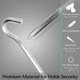 thumbnail image 1 of Piquetas para tienda de campaña de 18 cm - Metal - Para suelo duro - Ideal para jardín, camping, pesca y tiendas de campaña, Plata, Seis piezas,, 1 of 2