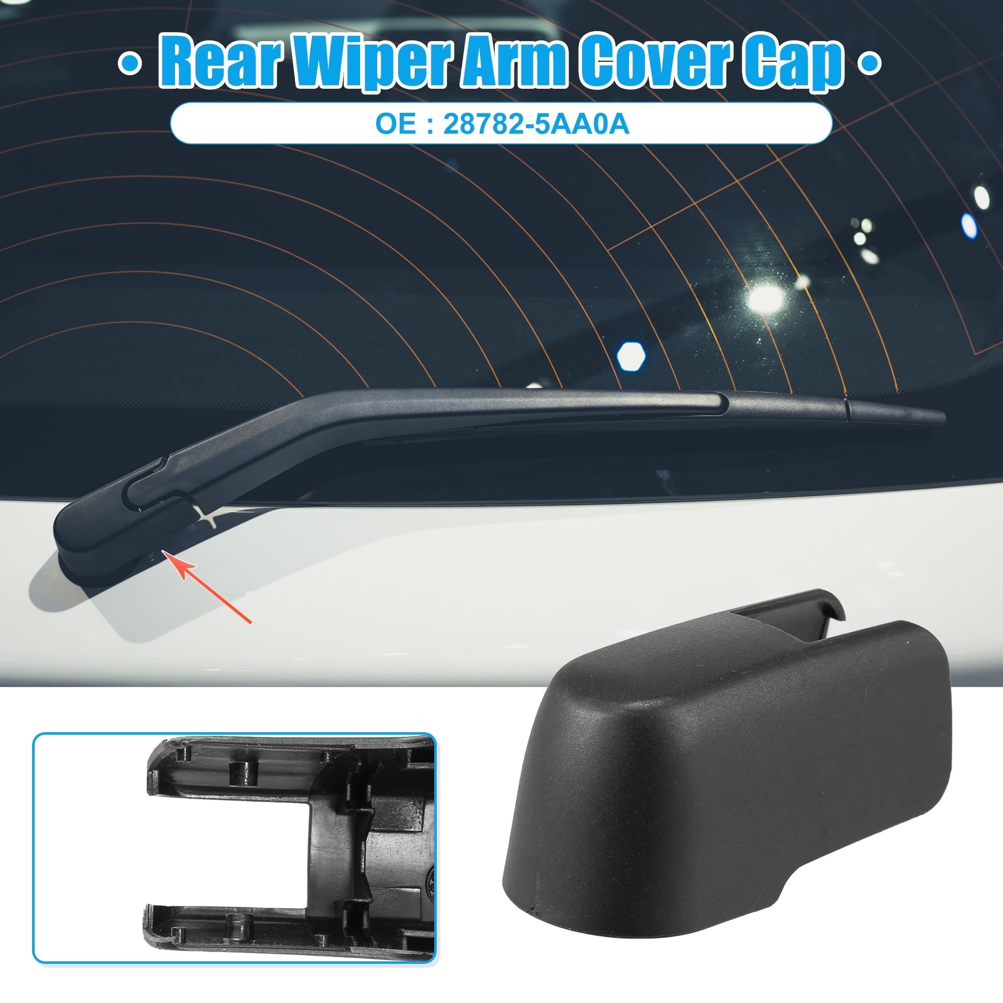 Unique Bargains Rear Wiper Arm Nut Cover Cap for Nissan Murano 2015-2022