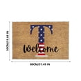 thumbnail image 2 of 4th Of July Door Mat Patriotic Doormat Entryway Rug Welcome Independence Day Doormat Stain And Fad Patriotic Decor Welcome Outdoor Mat, 2 of 6