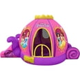 thumbnail image 6 of Disney Princess Carriage Inflatable Outdoor Bounce House with Slide and Ball Pit - Plus Heavy Duty Air Blower with GFCI - Kids Aged 3-8, 6 of 7