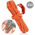 thumbnail image 2 of Naler 6Pcs Tent Guide Ropes,Orange Durable Reflective Guy Lines for Outdoor Camping Tent Accessories, 2 of 6