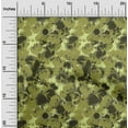 thumbnail image 2 of oneOone Polyester Spandex Dark Olive Green Fabric Florals Sewing Craft Projects Fabric Prints By Yard 56 Inch Wide, 2 of 4