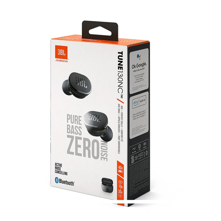 JBL - Tune 130NC Wireless, Noise sold Cancelling Earbuds - Black