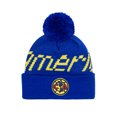 thumbnail image 2 of Club America - Navy Pixel Pom Beanie (Fan Ink), 2 of 3
