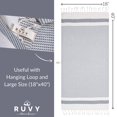 thumbnail image 3 of Toallas de mano Ruvy Home Basics de algodón turco, paquete de 2 unidades, 45 x 100 cm, 3 of 7