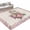 Brown, variant on Round Area Rugs 4Ft, Easter Bunny Roses Non-Slip Washable Circle Rugs Carpet, Pink Floral Spring Linen Indoor Outdoor Rug Floor Mats Throw Runner for Bedroom Living Room Bathroom