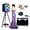 black booth+camera, variant on VANYA Tripod Photo Booth Multicolor RGB 15.6-inch Touchscreen DSLR Camera Photo Booth for Parties and Weddings(15.6 inch Photo Booth Machine, Black Machine)