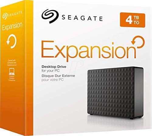 Seagate 4 TB Expansion USB 3.0 Desktop 3.5 Inch External ...