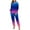 Navy, variant on Maplenight Fleece Pajamas for Women Set Oversized Thermal Winter Sleepwear Long Sleeve Gradient Color Pjs and Joggers 2 Piece Lounge Sets