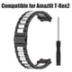 thumbnail image 5 of Correas de repuesto, correa de acero inoxidable sólida, correa de acero inoxidable compatible con correa de reloj de metal Amazfit Rex, rendimiento de alta gama, 5 of 6