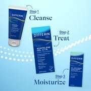 Differin Acne Treatment Gel, Retinoid Treatment for Face with 0.1% Adapalene, Gentle Skin Care for Acne Prone Sensitive Skin, 1.6 OZ