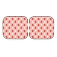 thumbnail image 3 of Uemuo Strawberry Printed 2 PCS Car Windshield Sun Shade, Auto Sun Heat and UV Rays Blocker, Foldable Automotive Front Window Sunshade Protector, 3 of 7