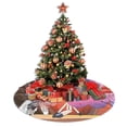 thumbnail image 4 of Falda para árbol de Navidad de Rick y Morty, suave y divertida, decoración navideña de granja con cuello para árbol de Navidad de 36", 4 of 4