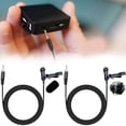 thumbnail image 3 of Lefu Black Lapel Microphone for Shure For Sony Clip-On Wireless System With Cap, 3 of 9