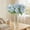 C003- Blue, variant on Ivory Artificial Flower Arrangement, 1 Pc Bouquet, Floral Bridal Shower Decorations, Wedding Table Centerpiece, Dining Table Centerpiece Decor