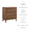 thumbnail image 6 of Modway Render 3-Drawer Bachelor's Chest in Walnut, 6 of 8