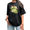 2-Black, variant on UNISHE Women's Vintage Washed Botanical Bee Graphic Tee - Trendy Nature Art Summer Top