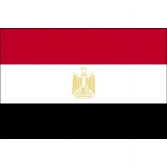 Annin Flagmakers 192366 5 ft. X 8 ft. Nyl-Glo Egypt Flag
