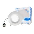 thumbnail image 1 of NICOR Lighting 5/6 inch 800 Lumen LED Recessed Downlight Retrofit Light Fixture in White, 5000K (DCR561081205KWH), 1 of 9