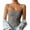 Light Gray, variant on Basic Tank Tops for Women Ribbed Quality Plain Summer Tank Tops Adjustable Breathable Square Neck Sleeveless Tee Womens Camisole Casual Basic Cami Shirts