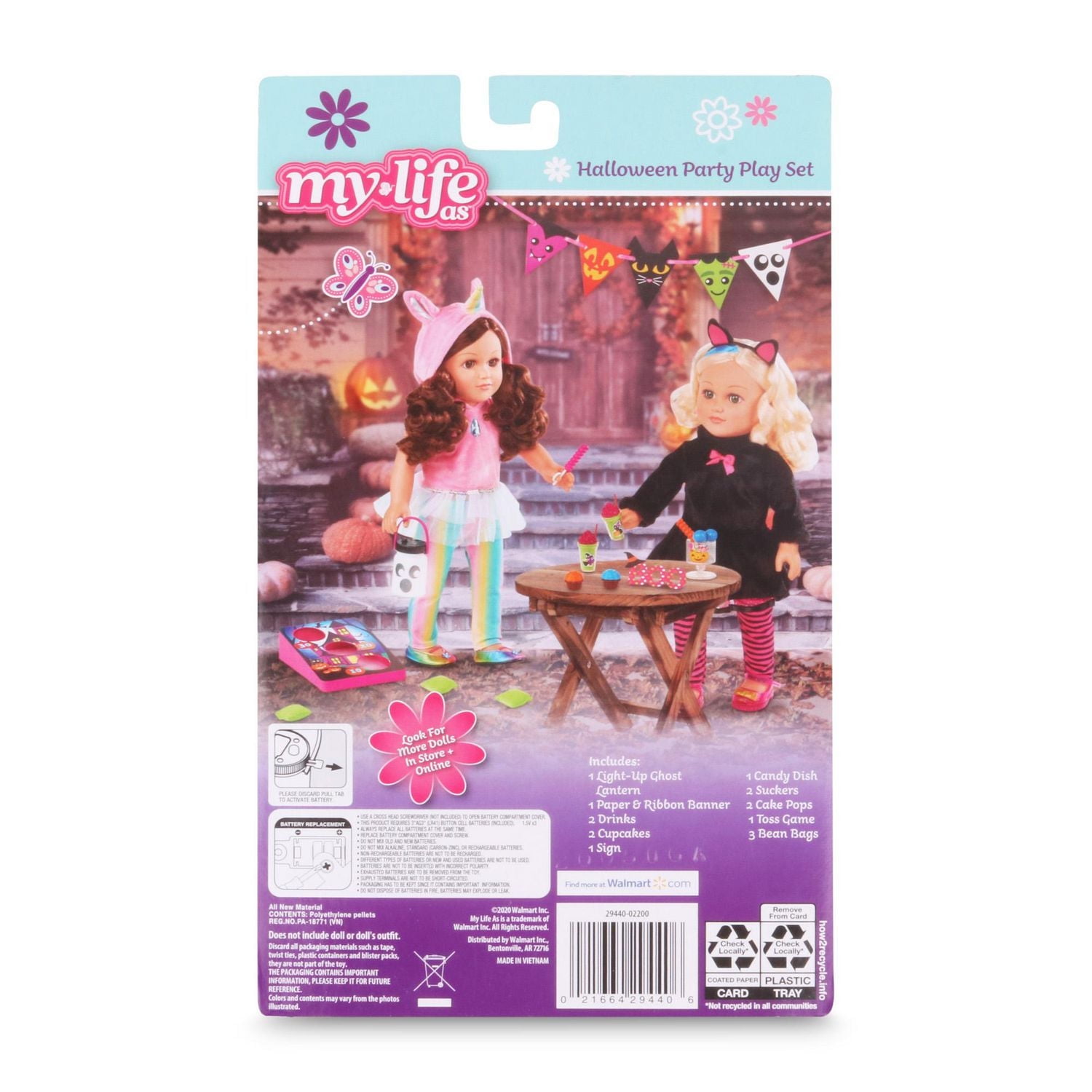 My Life As Halloween Play Set for 18” Dolls,