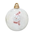 thumbnail image 1 of Outdoor Christmas Inflatable Decorated Balloons Giant 23.6Inch Christmas Blow Up Ornaments With Lights, 1 of 6