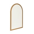 thumbnail image 4 of Kate and Laurel Holbrook Glam Framed Arch Fabric Pinboard, 24 x 36, Gold, Decorative Modern Arched Bulletin Board for Use as Vision Board or Wall Organization, 4 of 8