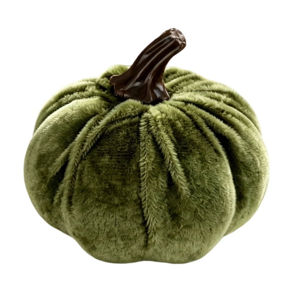 FeiFu Stuffed Plush Fabric Artificial Pumpkin Tabletop Decor Ornament for Halloween and Fall Harvest Seasonal Home Decoration