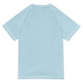 thumbnail image 6 of FORMRS Boys Rash Guard Short Sleeves Swim Shirt Quick Dry UPF 50+ Sun Protection, Sizes 3-12T, Blue Floral Tomatoes, 6 of 6