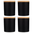 thumbnail image 1 of 4 Sets Glass Tins with Lids Aromatherapy Scented Candle Tin Candle Making Jars, 1 of 7