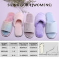 thumbnail image 7 of DL Open Toe House Slippers For Women Indoor Memory Foam Ladies Bedroom Slipper, 7 of 7