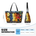 thumbnail image 4 of Balery Halloween Fruit Platter Beach Travel Bag - Water-Resistant, Large Capacity Lightweight Tote with 7 Pockets for Women and Men - Perfect for Beach, Pool, Gym, and Travel, 4 of 7