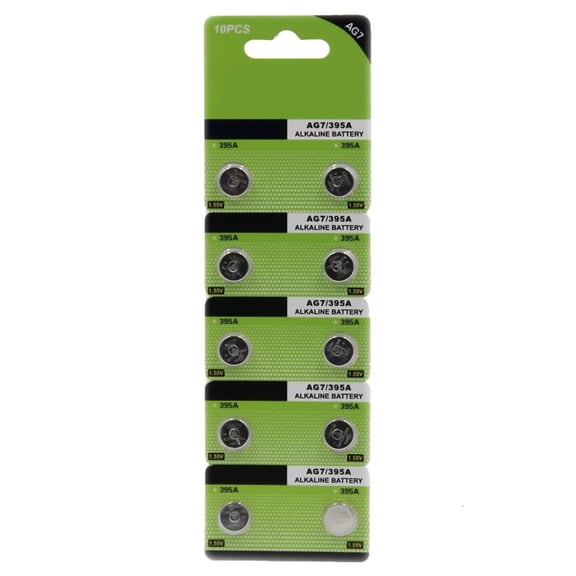 Yammee AG7/LR927/395 Button Coin Cell Batteries Durability Button Batteries for Daily Use Stable Voltages for Small Electronics