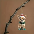 thumbnail image 5 of Moocorvic Christmas Dachshund Dog Pendants Cute Christmas Tree Ornaments, Christmas Decorations for Tree, Home, Winter Party, Holiday Party, 5 of 8