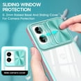 thumbnail image 6 of for Motorola Moto G 5G (2024) Case with Camera Cover, for Samsung A55 Case Crystal Clear & Not-Yellowing Slim Miltary Shockproof Protective Phone Case for Moto G 5G (2024), Skyblue, 6 of 6
