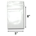 thumbnail image 3 of ZIP LOCK BAGS RECLOSABLE 2 MIL POLYBAG CLEAR 100 PLASTIC ZIP SEAL BAGS, 3 of 3