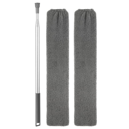 

Aluminum Sponge Wand Attachment 925 for Jewelry Vegetable Washing compatible with Machine Dish Soap Brush for Kitchen Scouring Stick Retractable Microfiber Long Flat Duster With Extendable Pole And