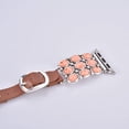 thumbnail image 4 of WorryFree Gadgets Genuine Leather Bands Compatible with Apple Watch Band 42/44/45mm iWatch Strap for Men Women iWatch Band 8 7 6 SE 5 4 3 2 1, 4 of 5