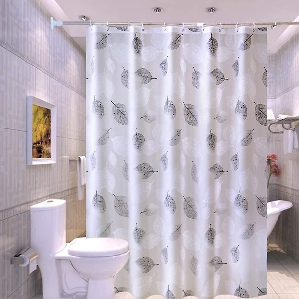 Ducha de baño 180 x 200 cm 100% PEVA - Forro de cortina de ducha impermeable, efecto 3D, diseño ecológico, ojales antioxidantes, ideal para baños y duchas