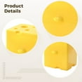 thumbnail image 3 of 2 Pcs Cheese Box for Fridge, 22 fl oz/650 ML Plastic Sliced Cheese Container with Lid, ABS Food Storage Container, Cheese Keeper, Butter Dish, Yellow, 3 of 5