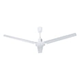 thumbnail image 1 of Ventilador de techo industrial 56", acabado blanco, 3 aspas, 5 velocidades, 65W, 1 of 5