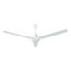 thumbnail image 1 of Ventilador de techo industrial 56", acabado blanco, 3 aspas, 5 velocidades, 65W, 1 of 5