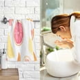 thumbnail image 7 of Yayeee 100% Cotton Hand Towels for Bathroom 16" x 28" Soft Absorbent Kitchen Towel, White Grapefruit Slices, 7 of 7