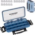 thumbnail image 1 of Fishing Tackle Box，3400/3500 Tackle Tray Floating Fishing Lure Box Storage Organizer Small Waterproof Tackle Box with Adjustable Dividers,Sun-proof, 1 of 5