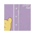 thumbnail image 5 of Disney Women's Winnie The Pooh Baseball Jersey, Graphic Print Cartoon Baseball Shirt Lavender White – L, 5 of 5