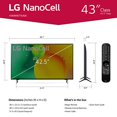 thumbnail image 3 of LG NANO75 Series 43 Pulgadas Smart TV 43NANO75UQA - 2022 AI-Powered 4K, Alexa Incorporado, 3 of 5