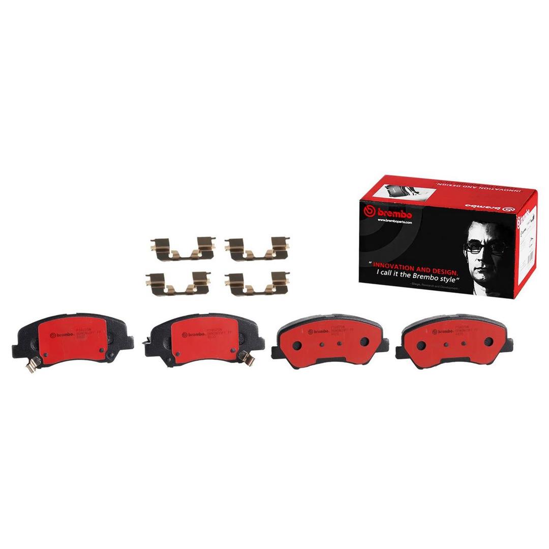 Brembo P18025N Premium NAO Ceramic OE Equivalent Pad