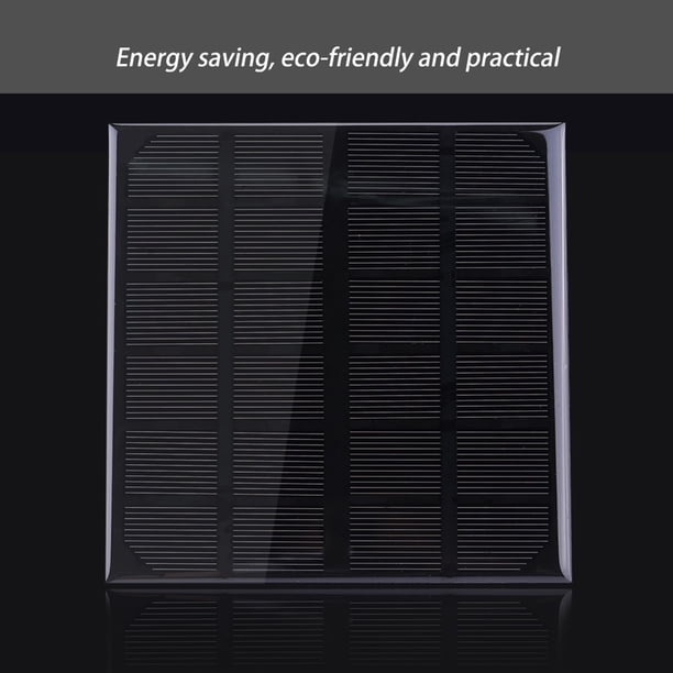 Solar Panel Module High Efficiency Silicon Solar Panel Module Solar Panel 3W 6V 0 - 500MA Portable for Lamp ANGGREK Otros